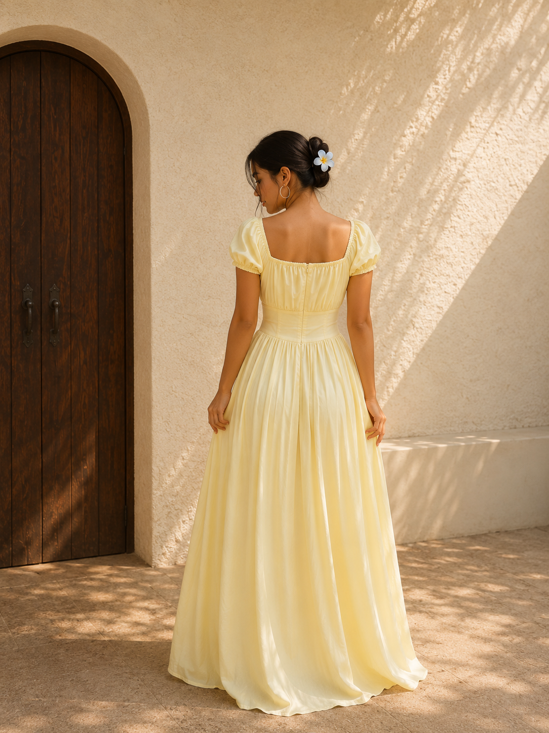 Yellow Corset Dress