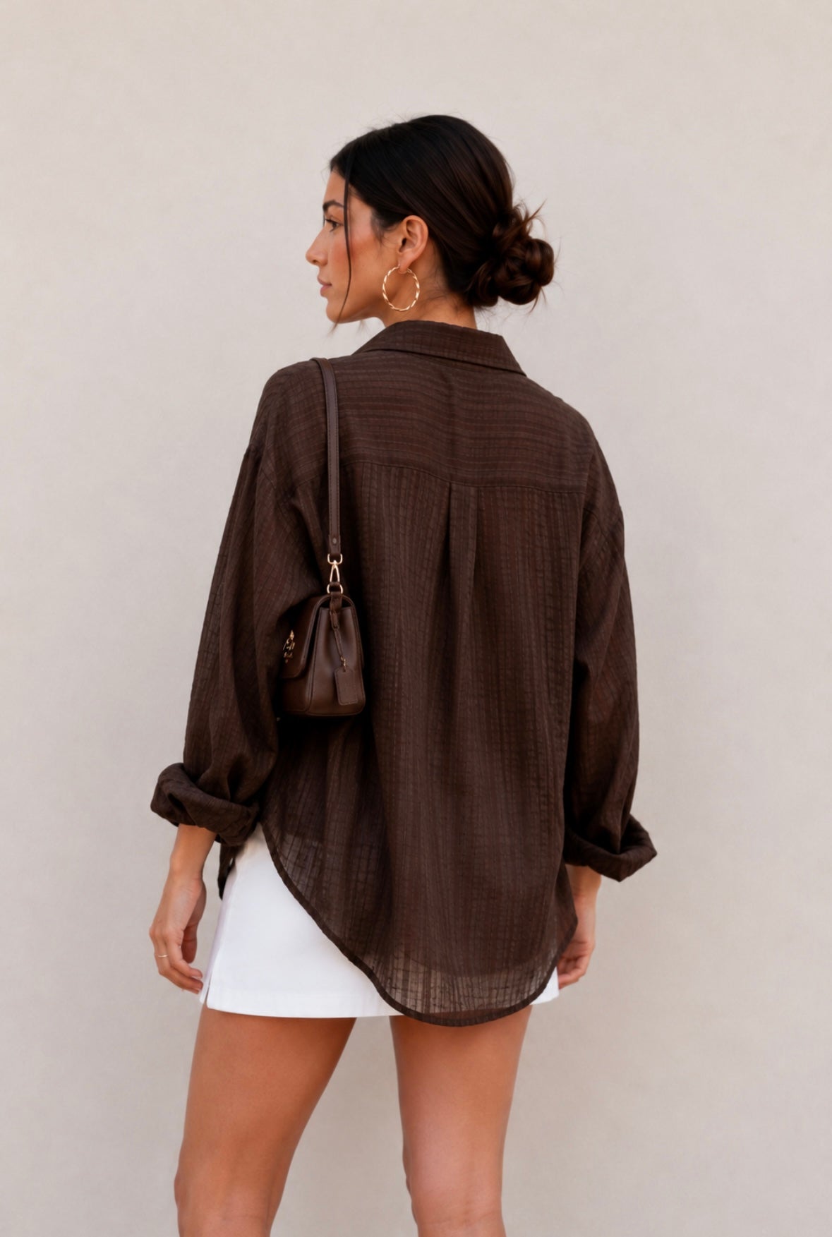 Check Shirt - Brown