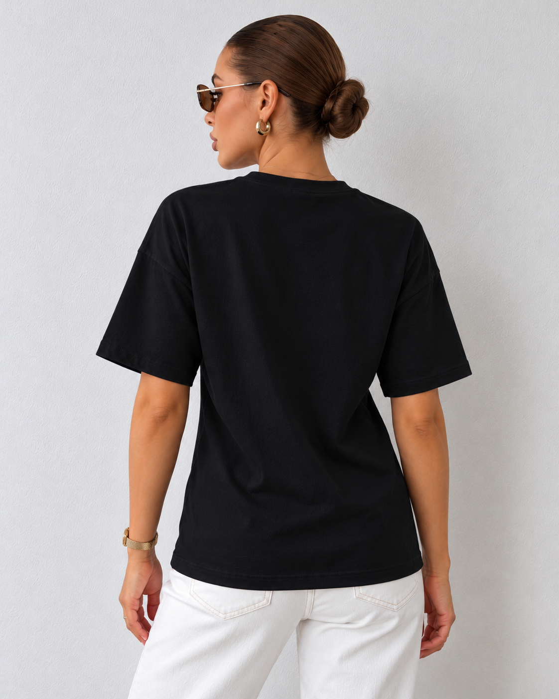 Plain Oversized Black Tshirt