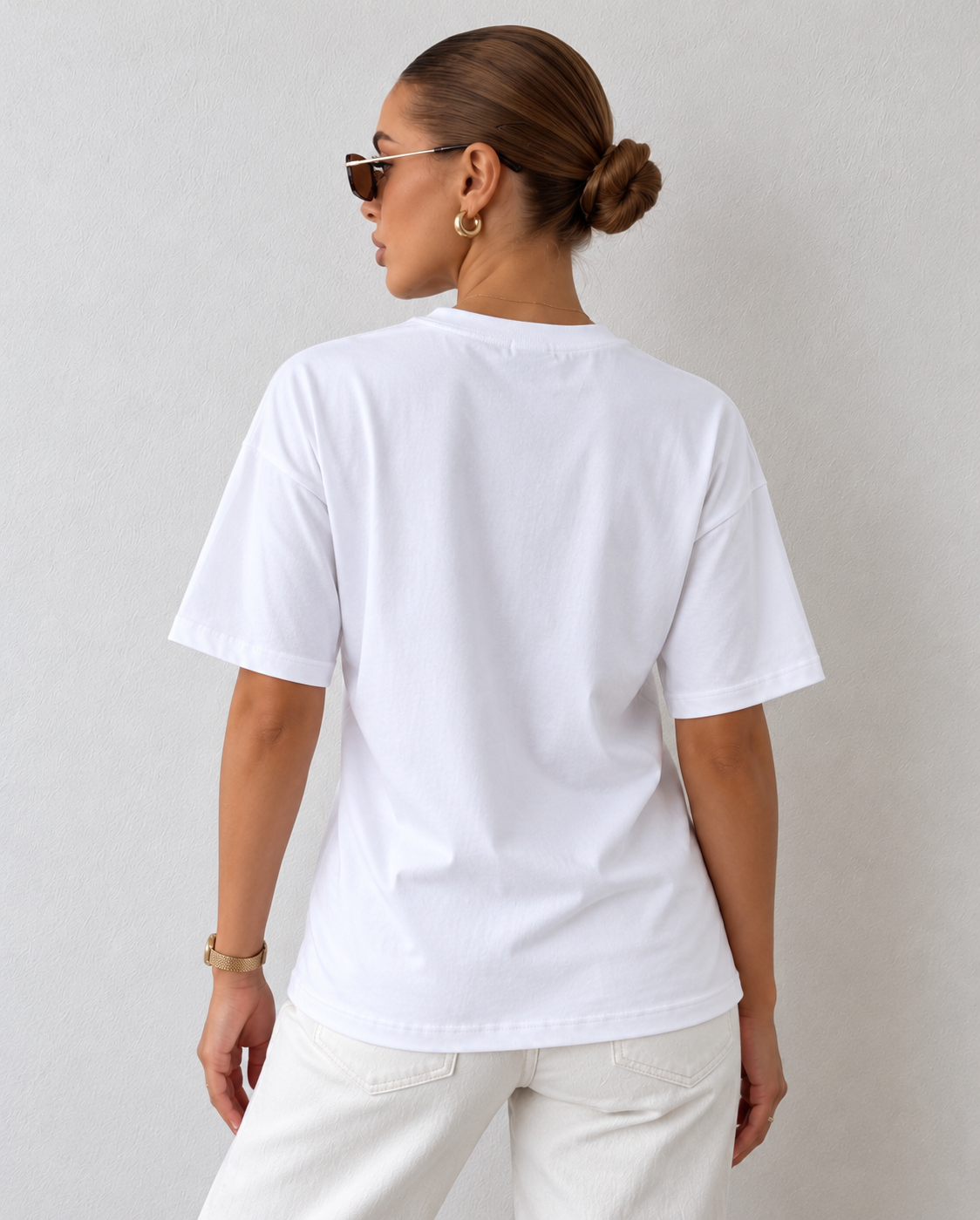 Plain Oversized White Tshirt