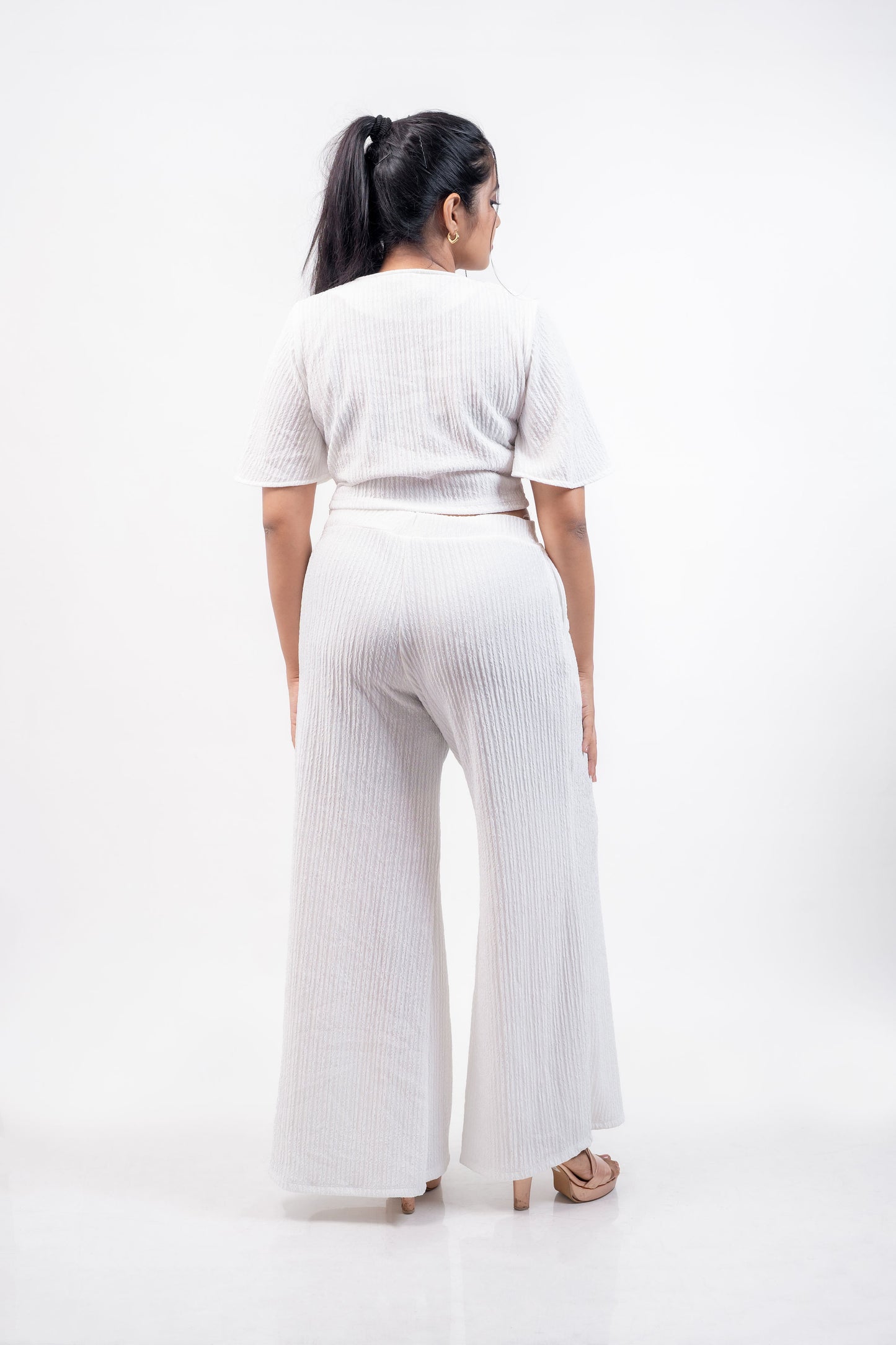 Wide Leg Pant - White