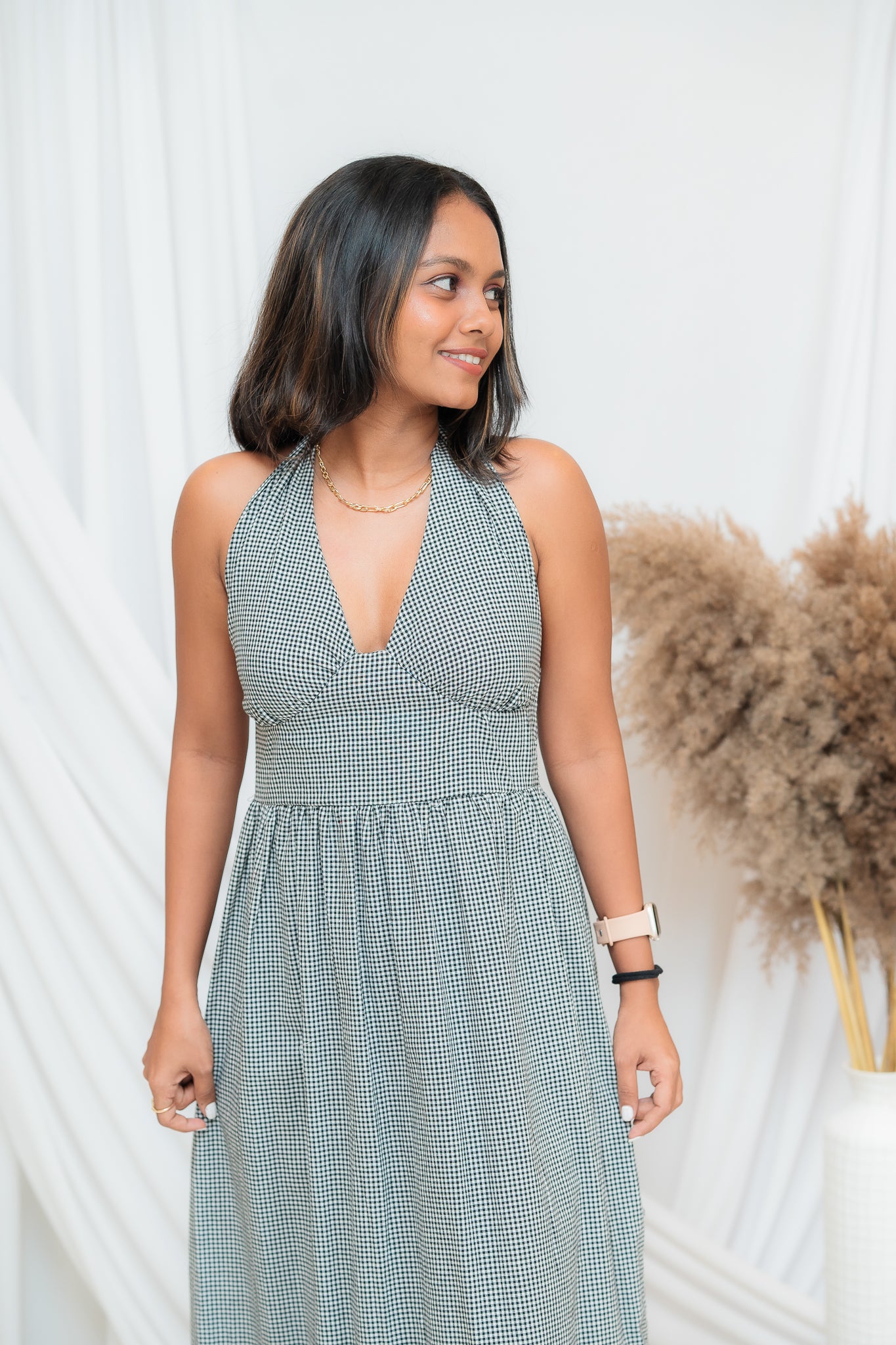 Halter Neck Maxi Dress