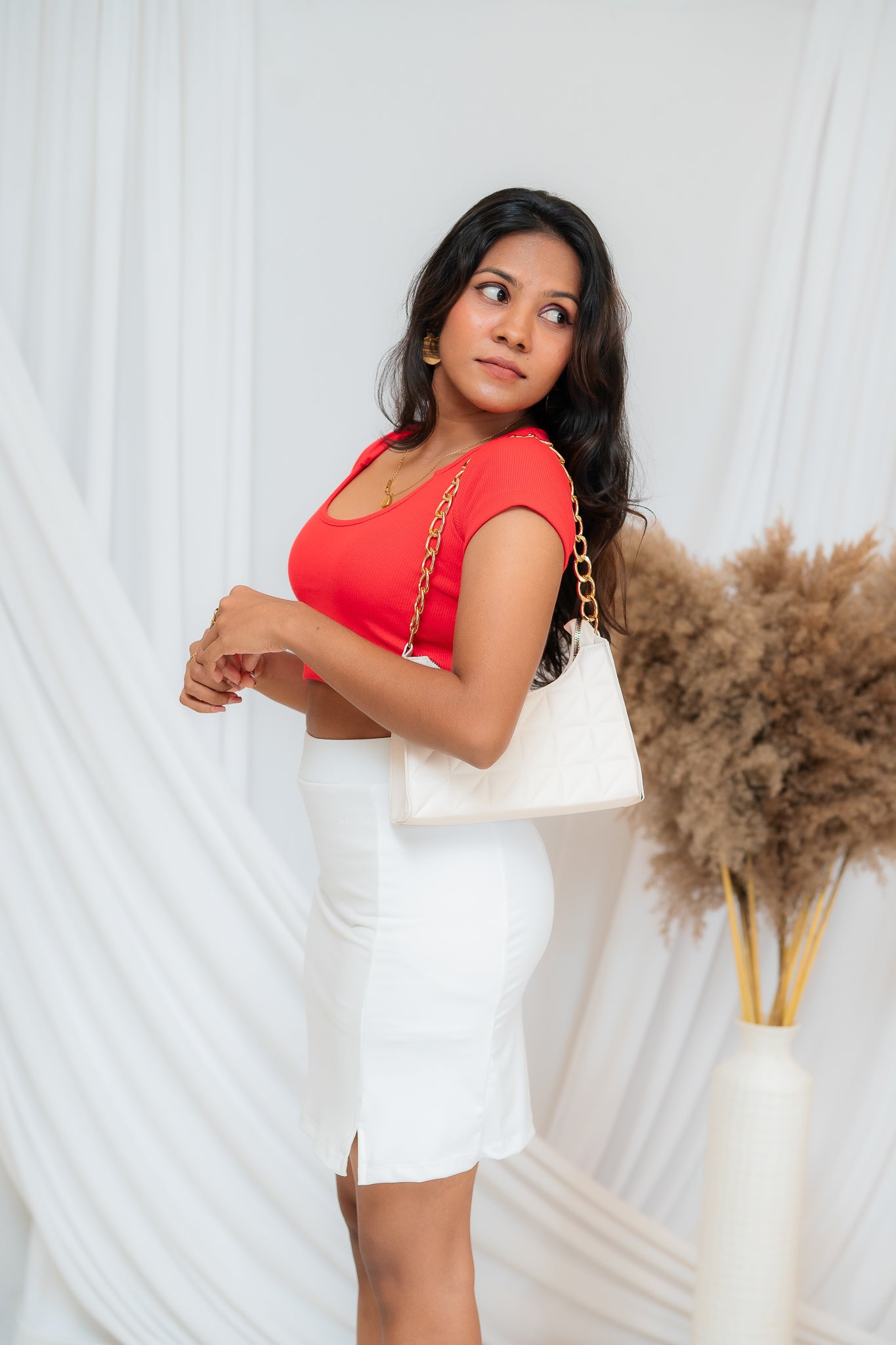 Scoop Neck Crop Top