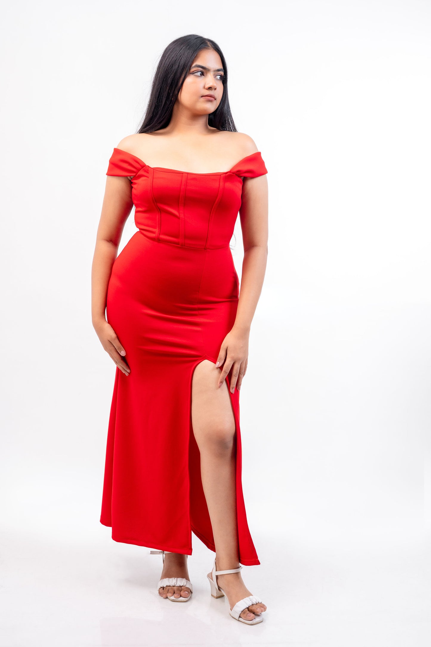 Corset Off Shoulder Dress