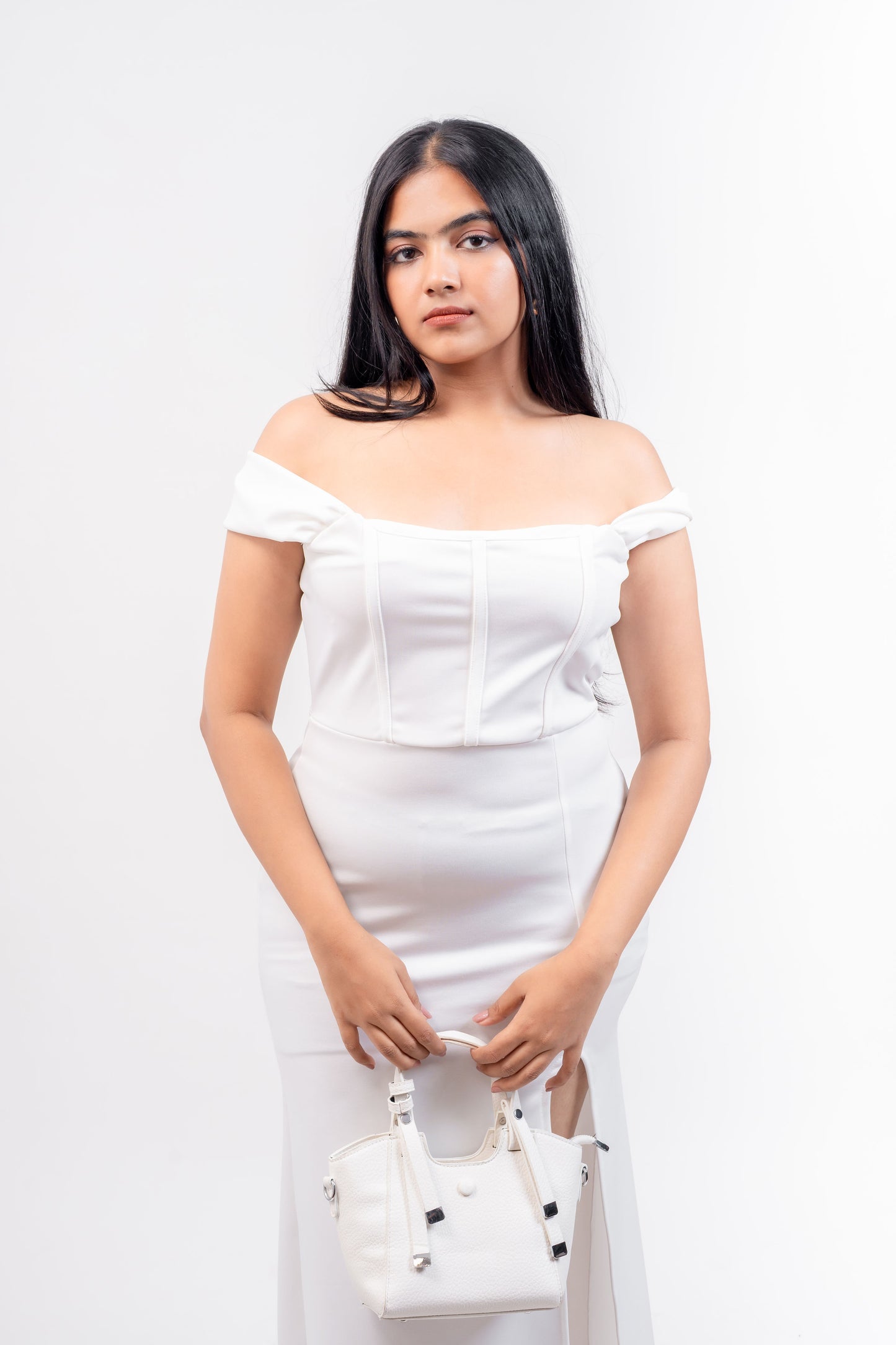 Corset Off Shoulder Dress