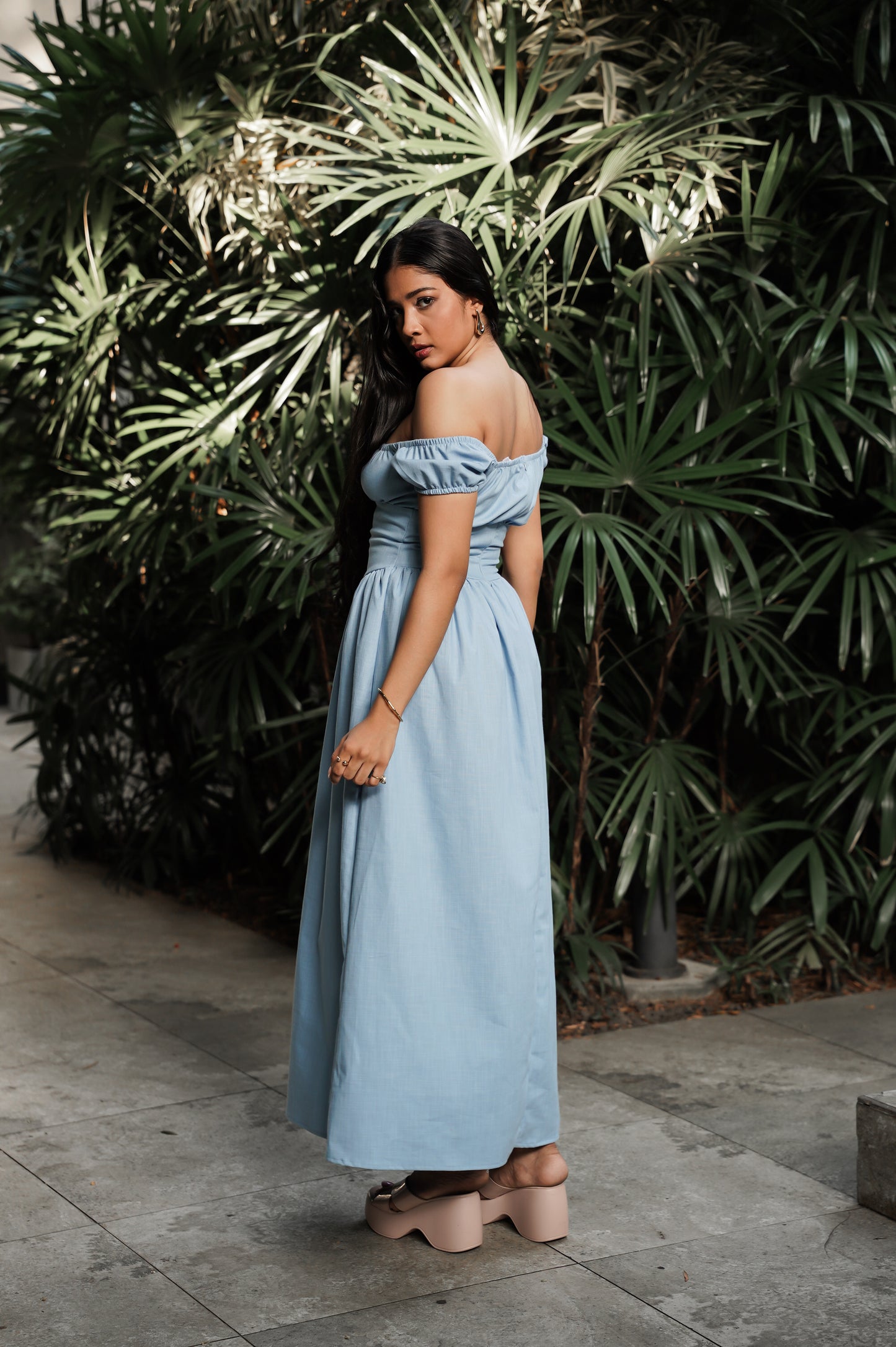 Corset Dress - Blue