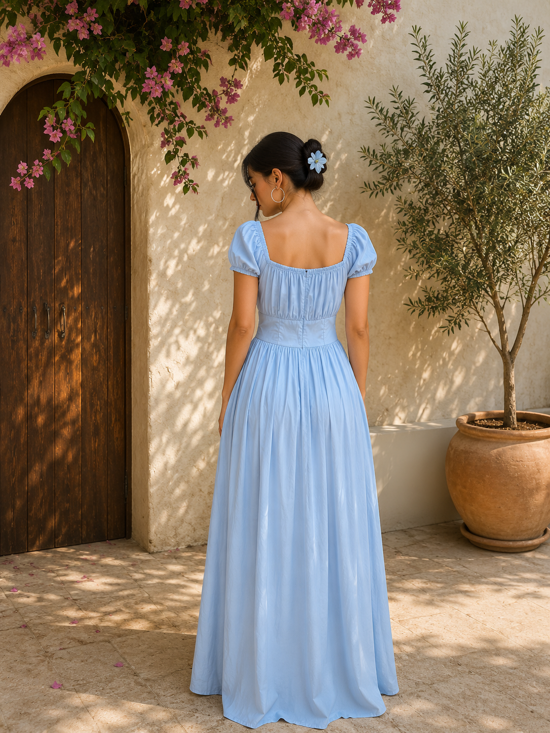 Blue Corset Dress