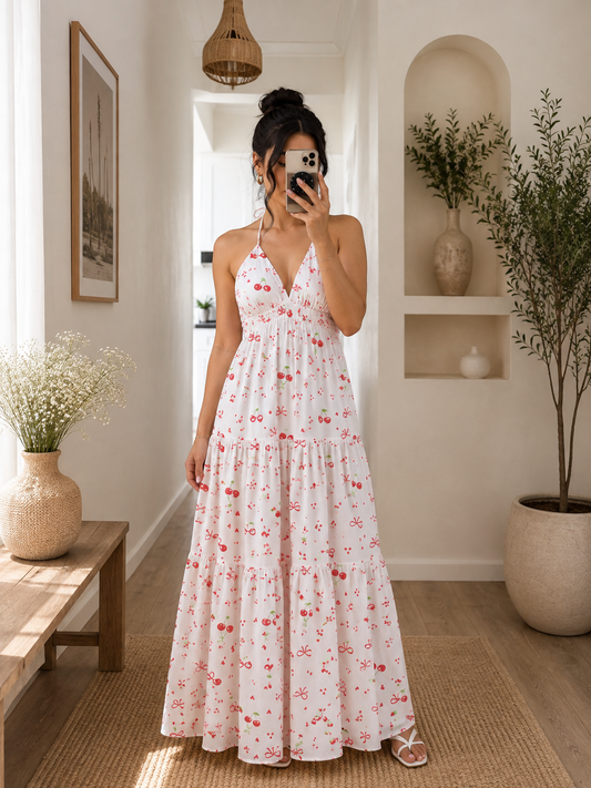 Bow and Cherry Dress