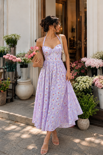 Summer floral dress