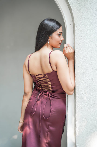 Satin Corset Dress