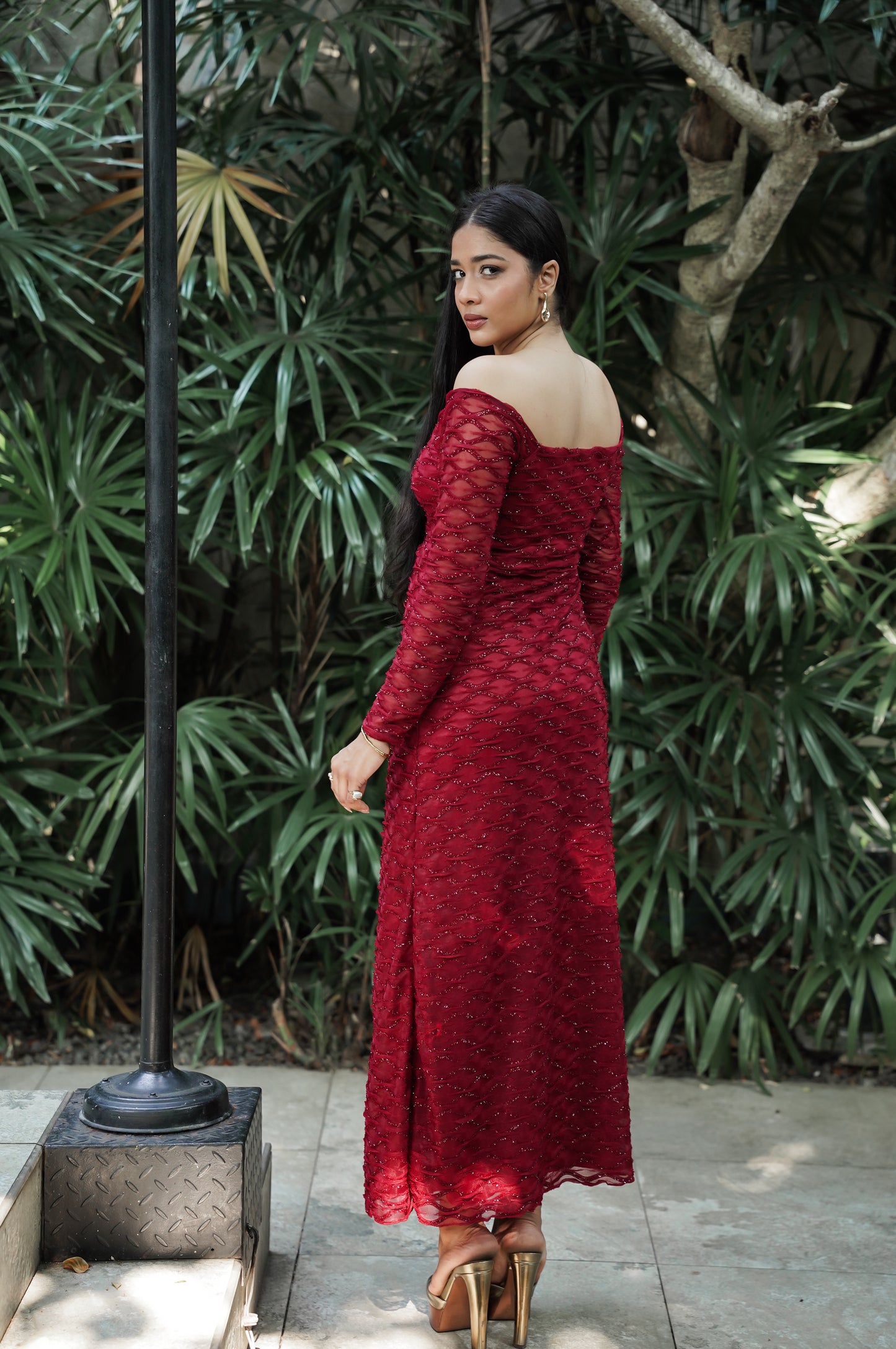 Red Lace Dress