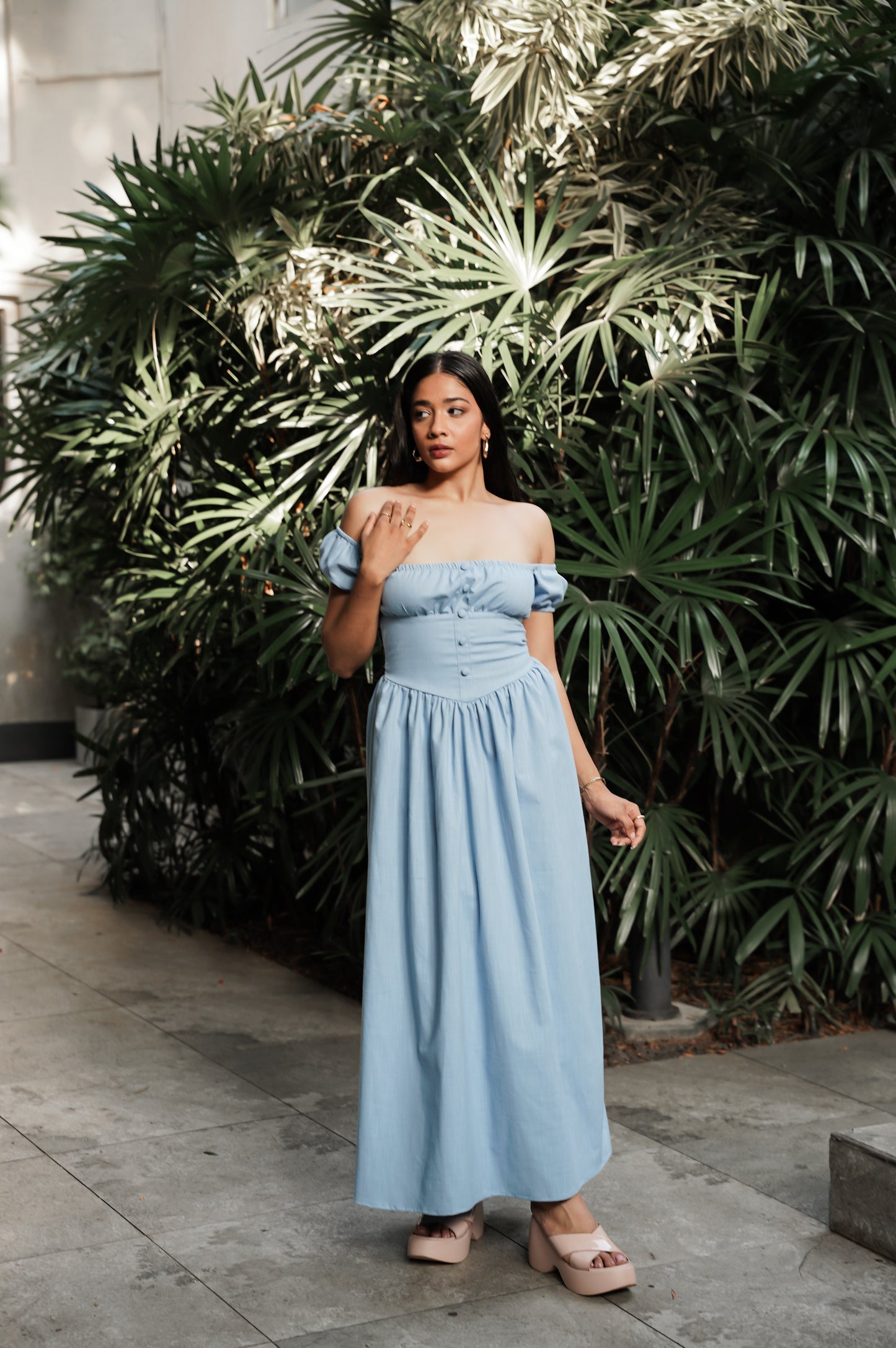 Corset Dress - Blue