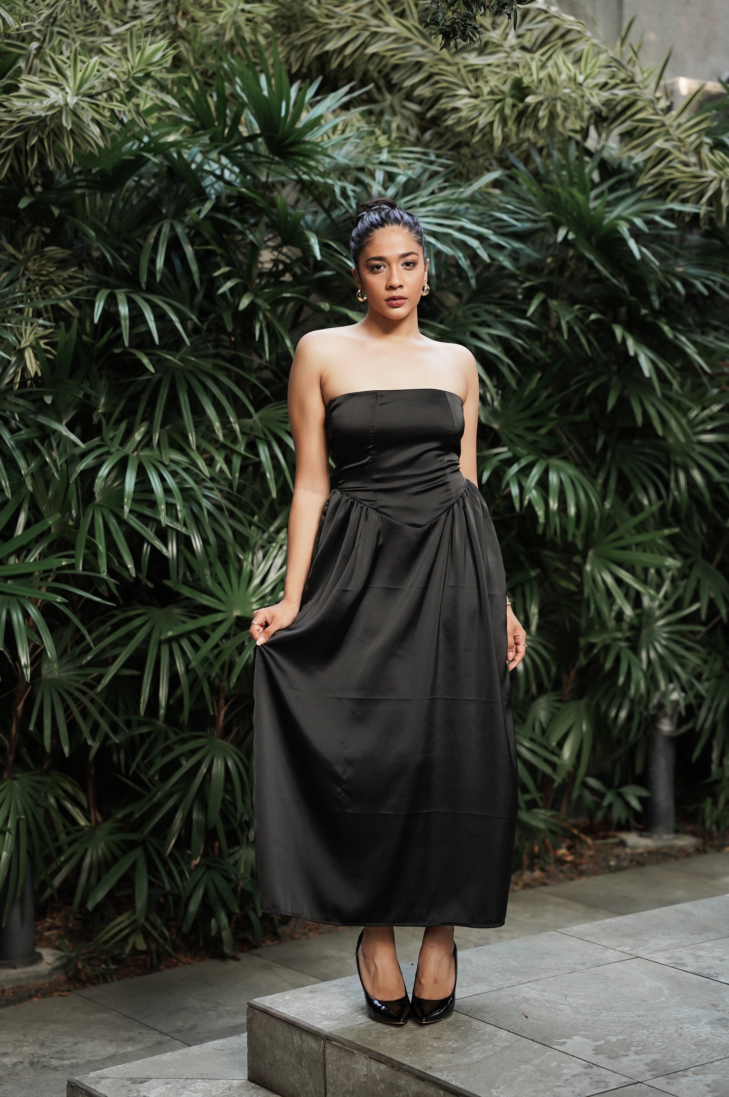 Satin Tube Dress