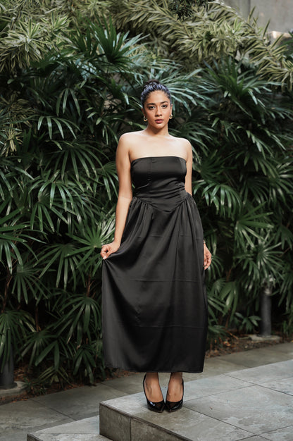 Satin Tube Dress