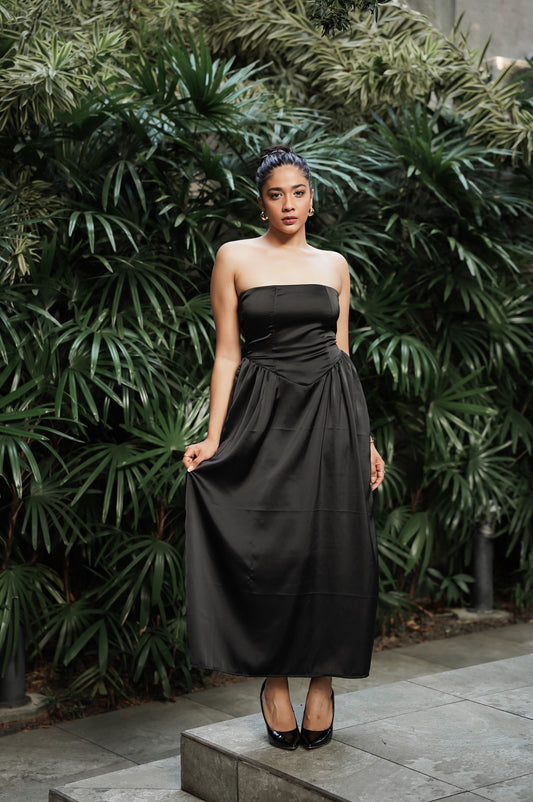 Satin Tube Dress