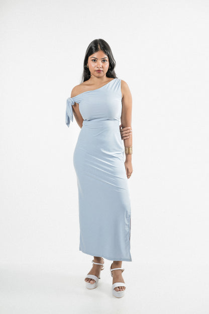 IT GIRL Tie Up Bodycon Dress