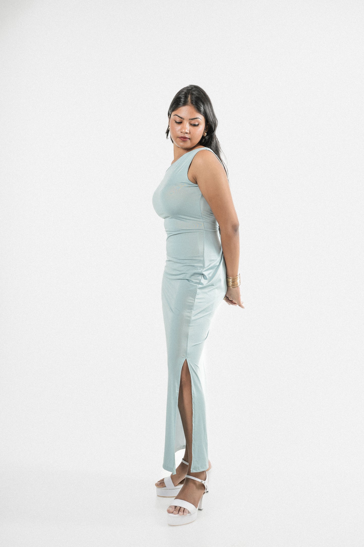 IT GIRL Tie Up Bodycon Dress