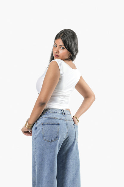 IT GIRL Drop Shoulder Top