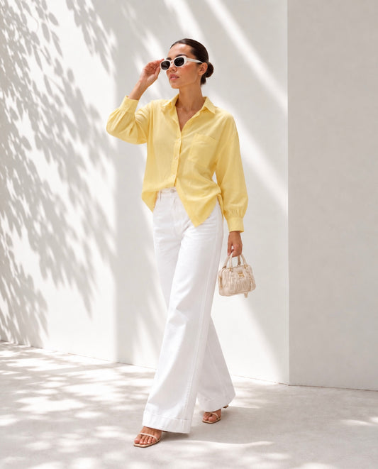 Pastel Yellow Shirt
