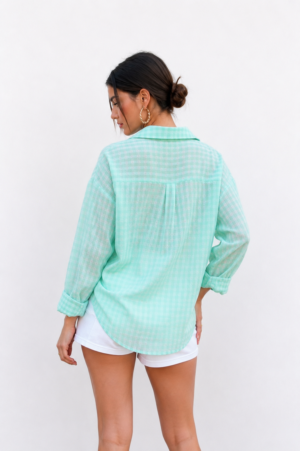 Check Shirt - Mint Green