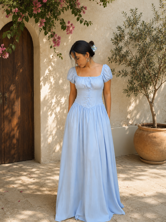 Blue Corset Dress