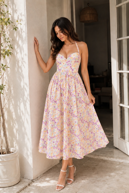 Summer floral dress