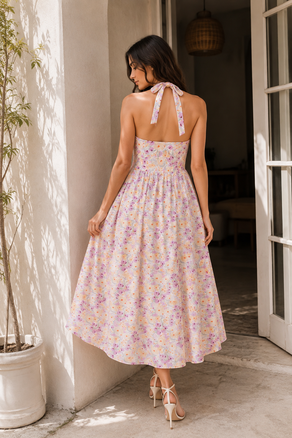 Summer floral dress