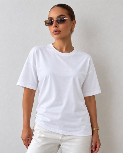 Plain Oversized White Tshirt