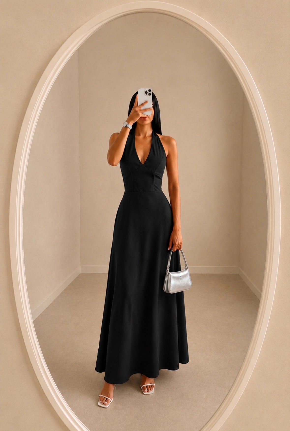 Black Tie Up Dress